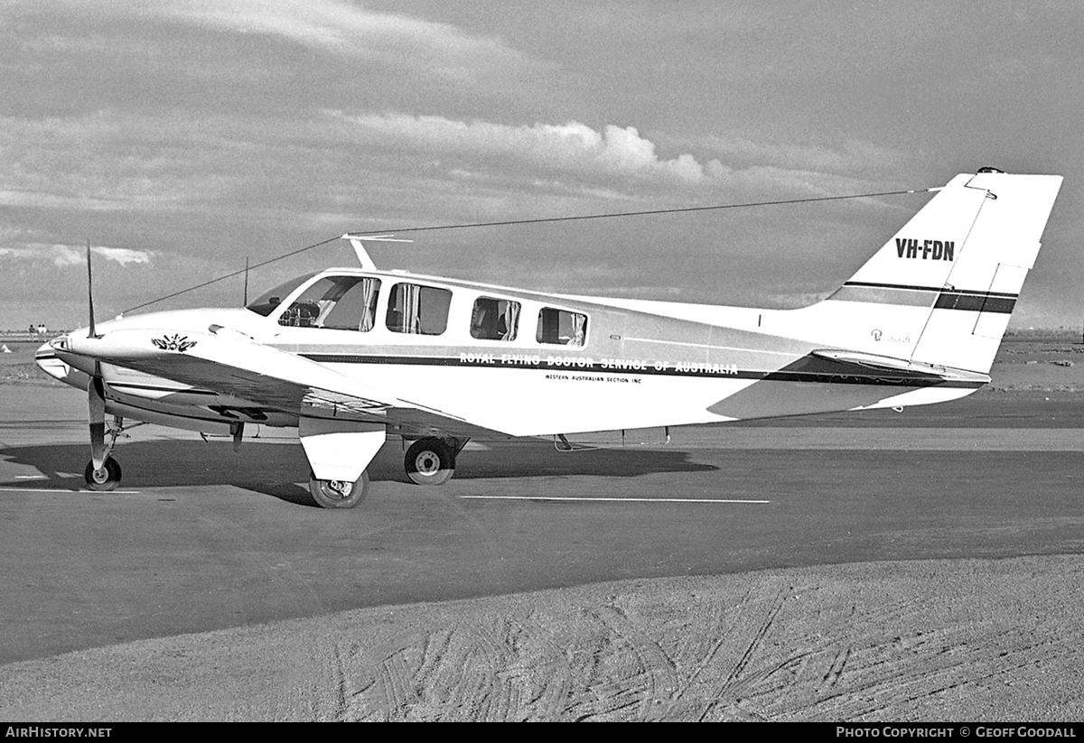 Aircraft Photo of VH-FDN | Beech 58 Baron | Royal Flying Doctor Service - RFDS | AirHistory.net #118455