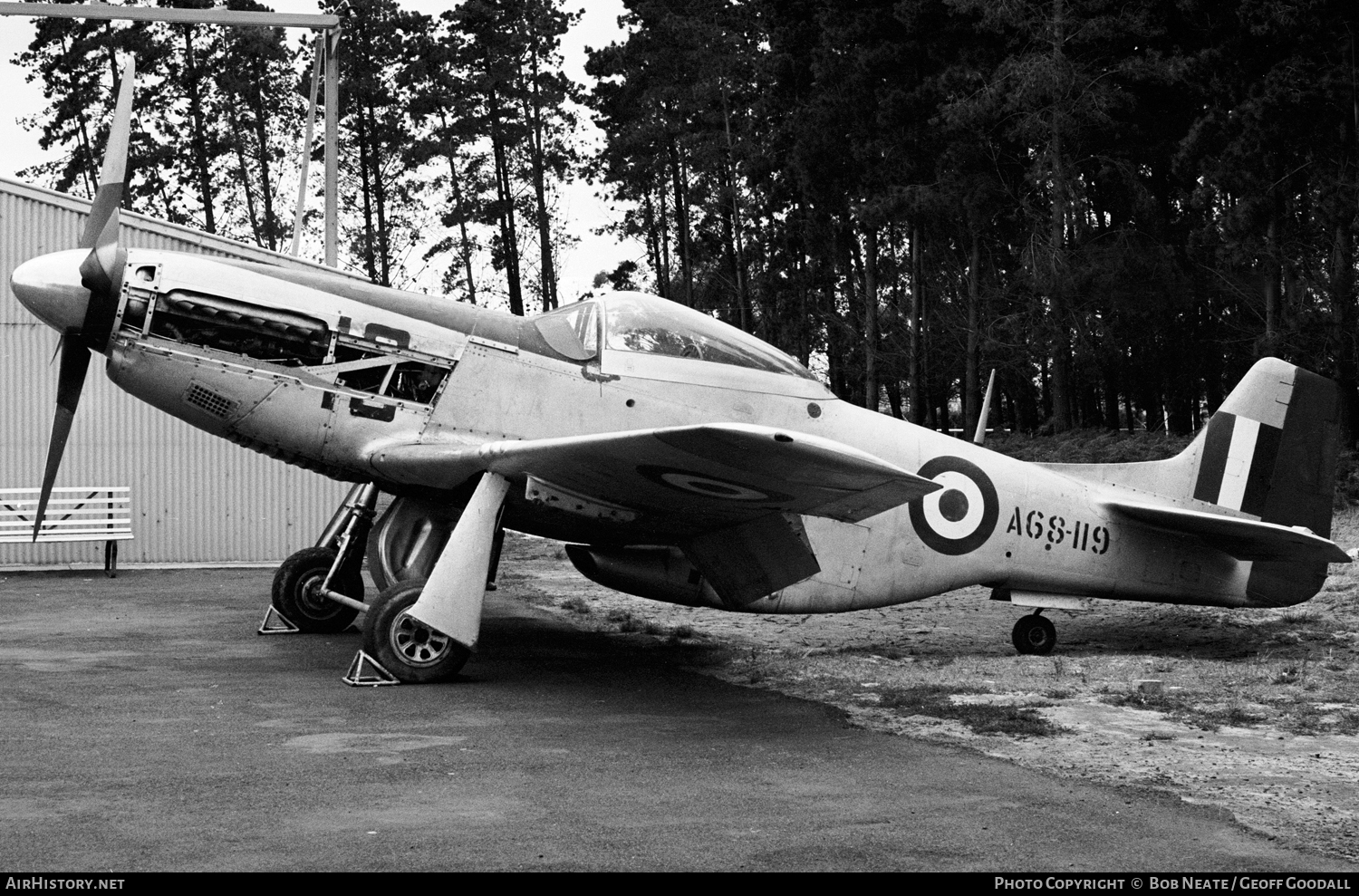 Aircraft Photo of A68-119 | Commonwealth CA-18 Mustang 21 (P-51D) | Australia - Air Force | AirHistory.net #118456