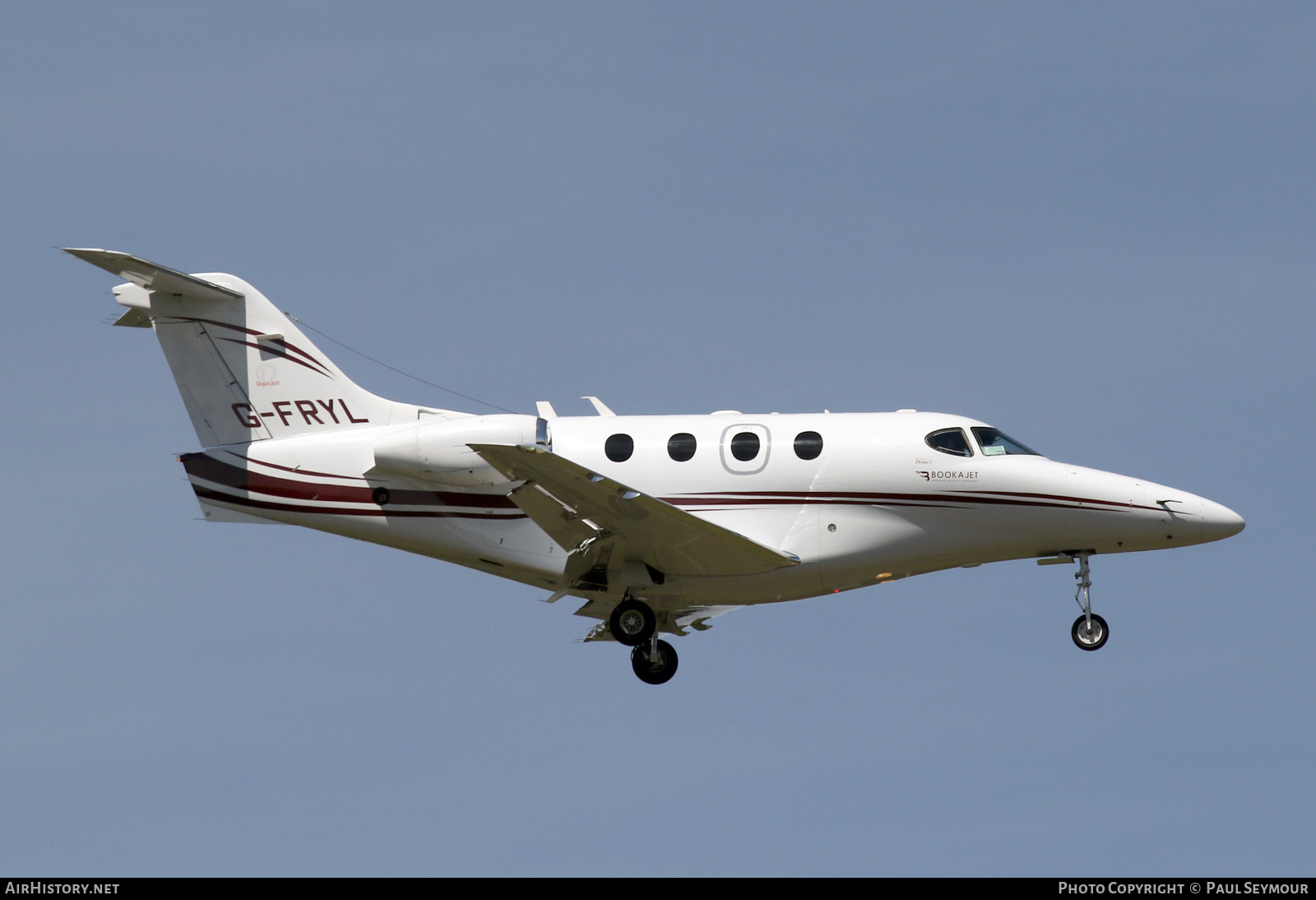 Aircraft Photo of G-FRYL | Raytheon 390 Premier I | BookaJet | AirHistory.net #118509