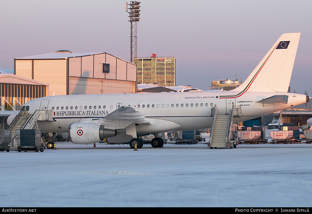 Aircraft Photo of MM62243 | Airbus ACJ319 (A319-115/CJ) | Italy - Air Force | AirHistory.net #118515