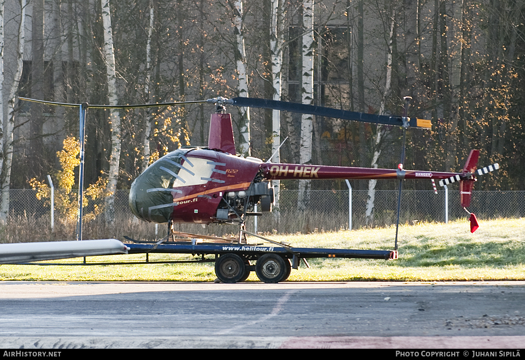 Aircraft Photo of OH-HEK | Robinson R-22 Beta | Helitour | AirHistory.net #118536