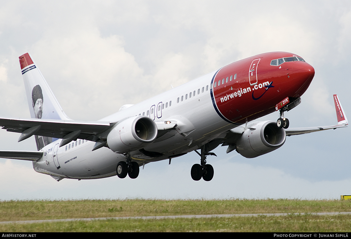 Aircraft Photo of LN-DYK | Boeing 737-8JP | Norwegian | AirHistory.net #118554