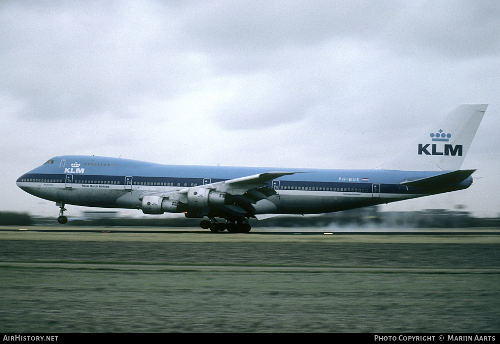 Aircraft Photo of PH-BUE | Boeing 747-206B | KLM - Royal Dutch Airlines | AirHistory.net #118592