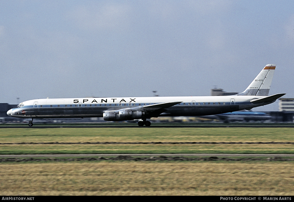 Aircraft Photo of EC-CCG | McDonnell Douglas DC-8-61CF | Spantax | AirHistory.net #118594