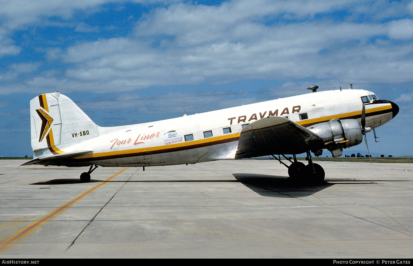 Aircraft Photo of VH-SBO | Douglas DC-3(C) | Travmar | AirHistory.net #118626