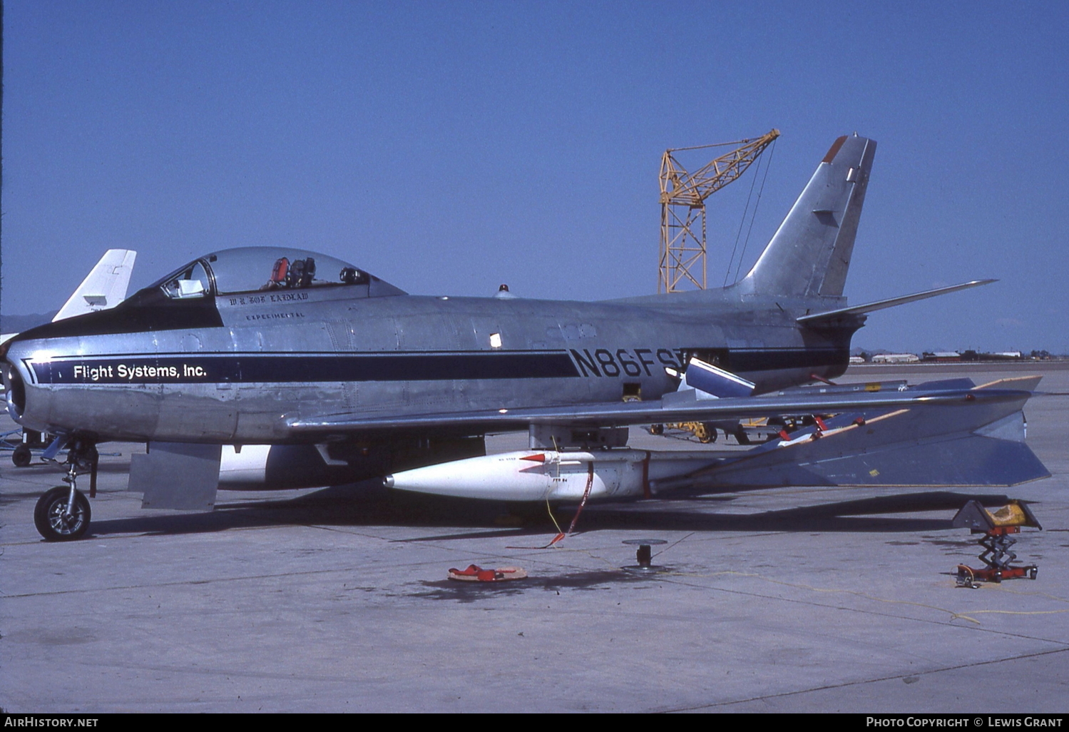 Aircraft Photo of N86FS | Canadair CL-13A Sabre 5 | Flight Systems Inc. | AirHistory.net #118632
