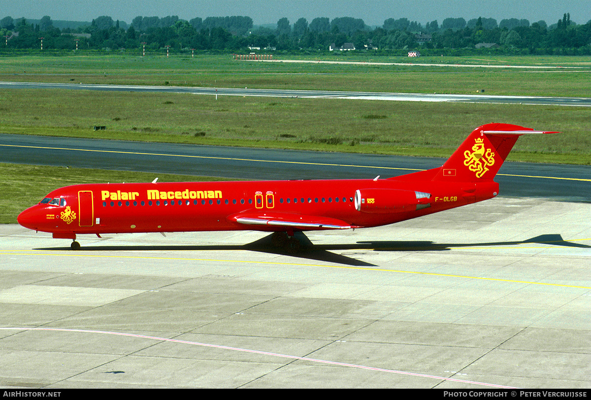 Aircraft Photo of F-OLGB | Fokker 100 (F28-0100) | Palair Macedonian Airlines | AirHistory.net #118639
