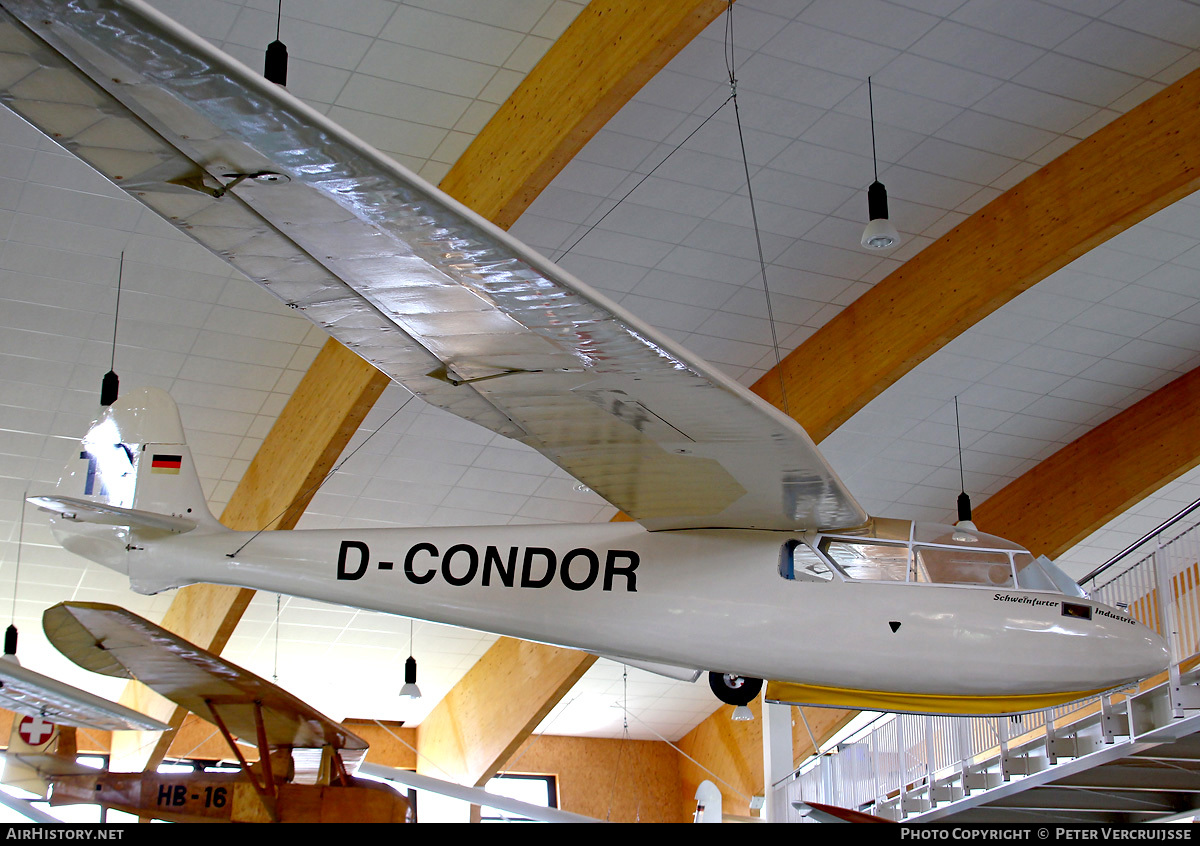 Aircraft Photo of D-CONDOR | Schleicher Condor IV-3 | Schweinfurter Industrie | AirHistory.net #118650