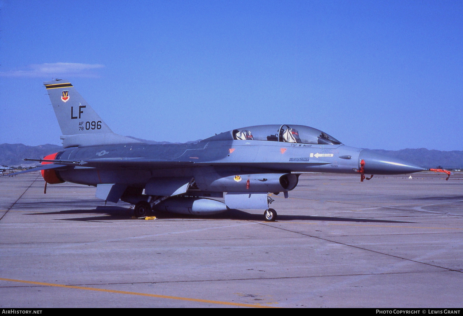 Aircraft Photo of 78-0096 / AF78-096 | General Dynamics F-16B Fighting Falcon | USA - Air Force | AirHistory.net #118656