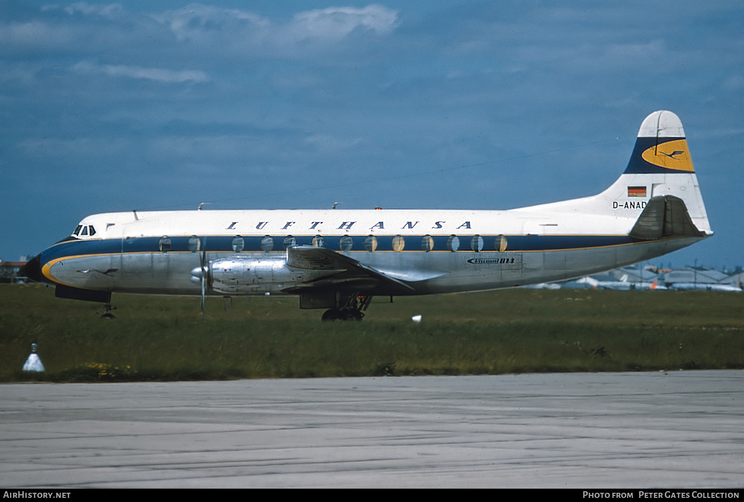 Aircraft Photo of D-ANAD | Vickers 814 Viscount | Lufthansa | AirHistory.net #118661