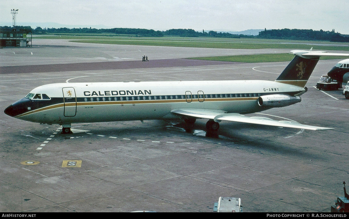 Aircraft Photo of G-AWWY | BAC 111-509EW One-Eleven | Caledonian Airways | AirHistory.net #118664