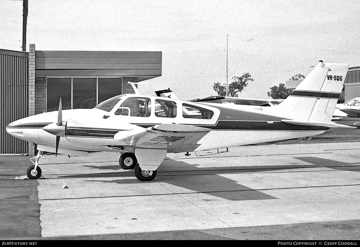 Aircraft Photo of VH-SQG | Beech D55 Baron | AirHistory.net #118665