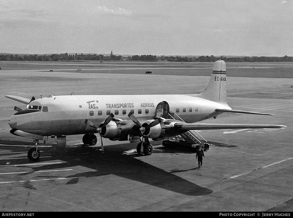 Aircraft Photo of EC-AVA | Douglas DC-6 | TASSA - Trabajos Aéreos del Sáhara | AirHistory.net #118681