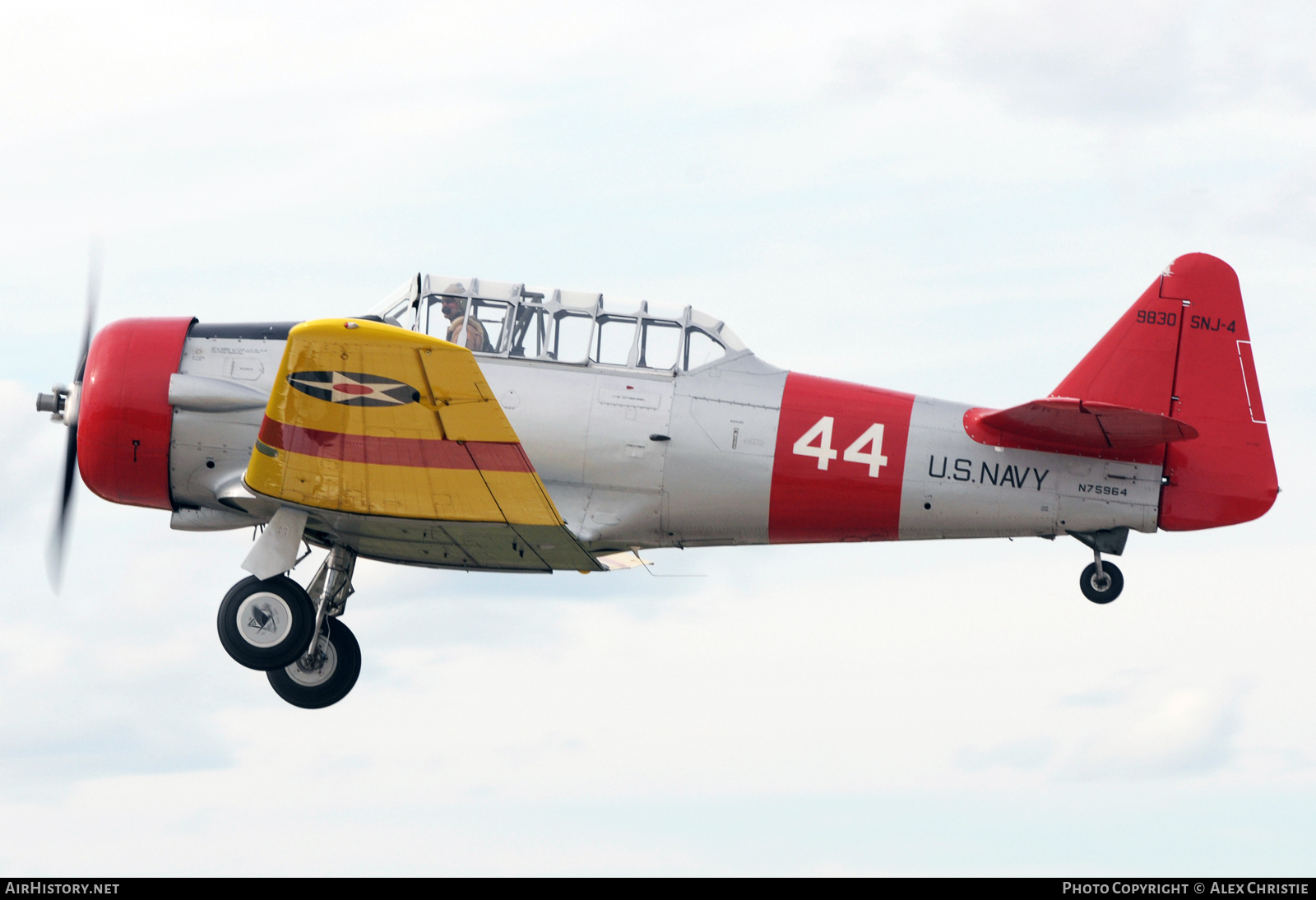 Aircraft Photo of N75964 / 9830 | North American SNJ-4 Texan | USA - Navy | AirHistory.net #118717
