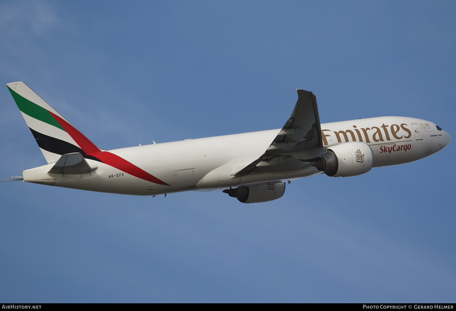 Aircraft Photo of A6-EFE | Boeing 777-F1H | Emirates SkyCargo | AirHistory.net #118718