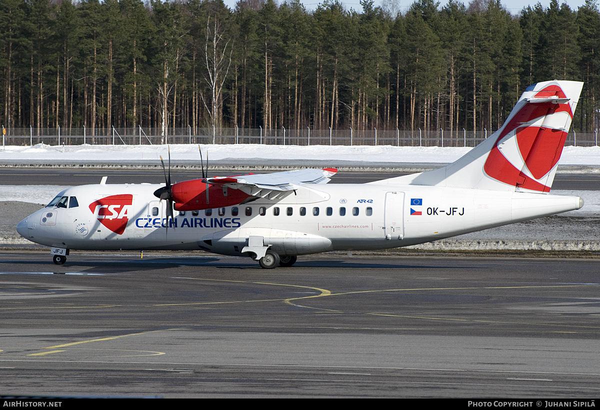 Aircraft Photo of OK-JFJ | ATR ATR-42-500 | ČSA - Czech Airlines | AirHistory.net #118733