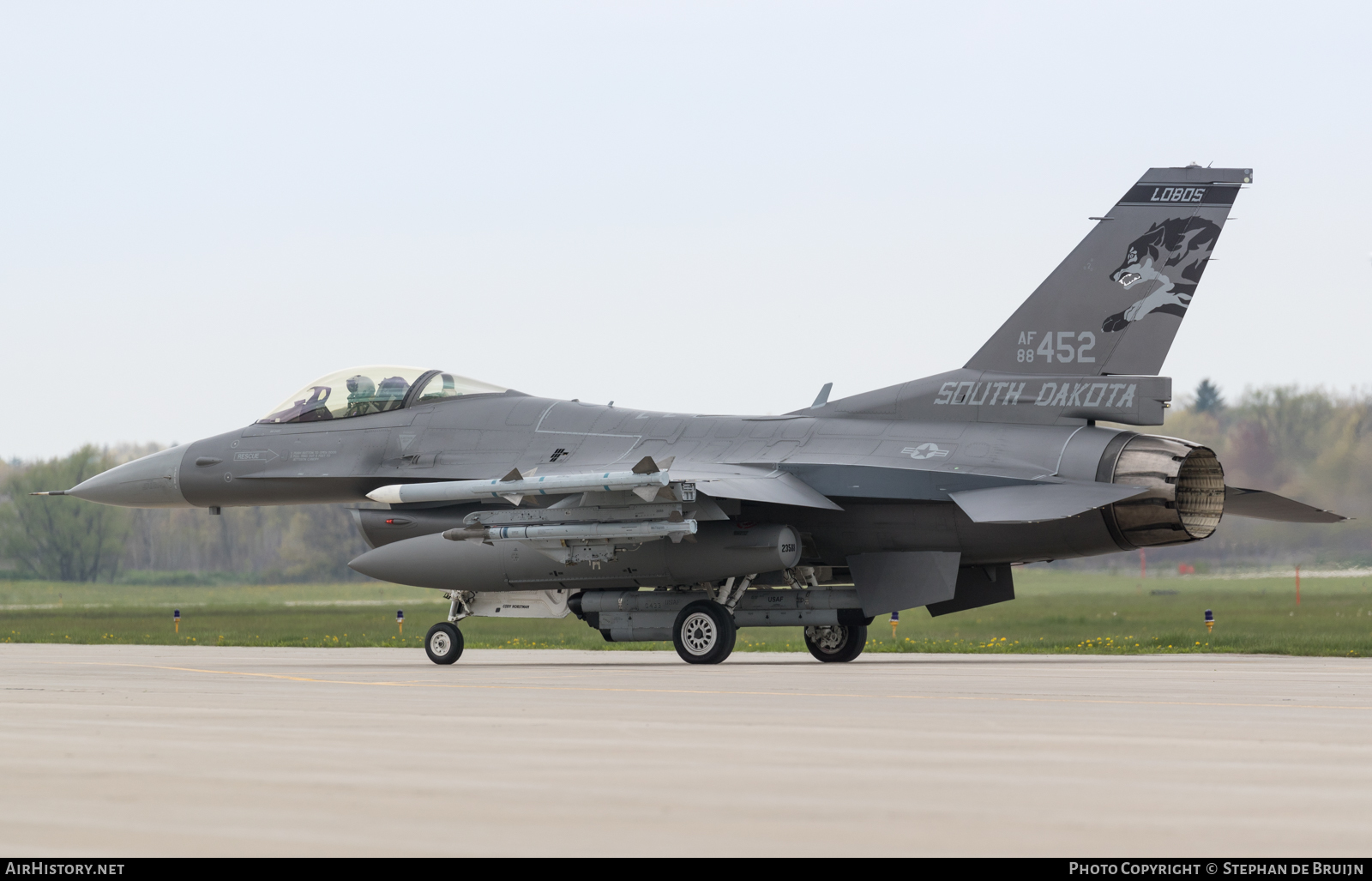Aircraft Photo of 88-0452 / AF88-452 | General Dynamics F-16CM Fighting Falcon | USA - Air Force | AirHistory.net #118738