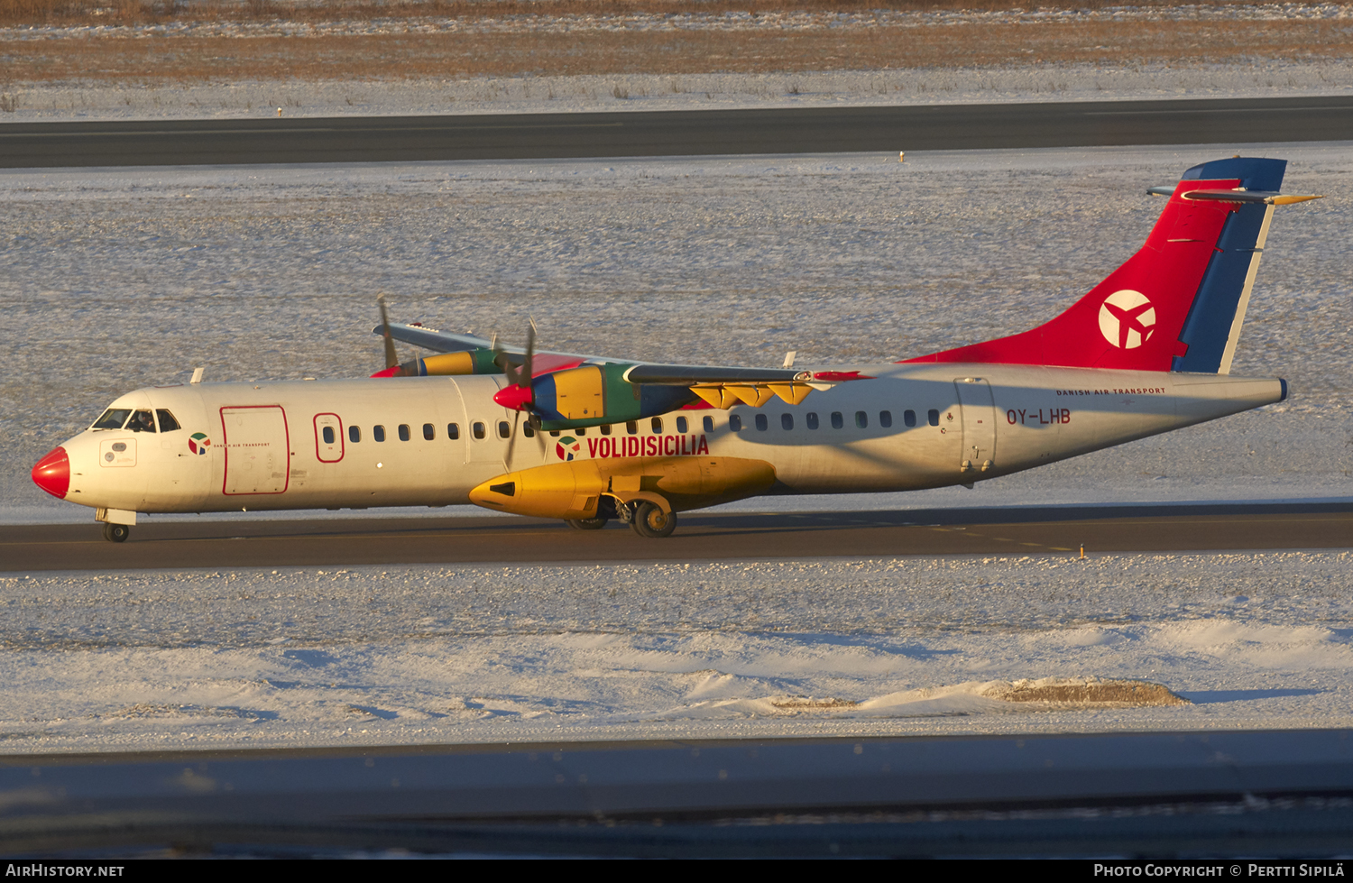 Aircraft Photo of OY-LHB | ATR ATR-72-202 | DAT Volidisicilia - Danish Air Transport | AirHistory.net #118793