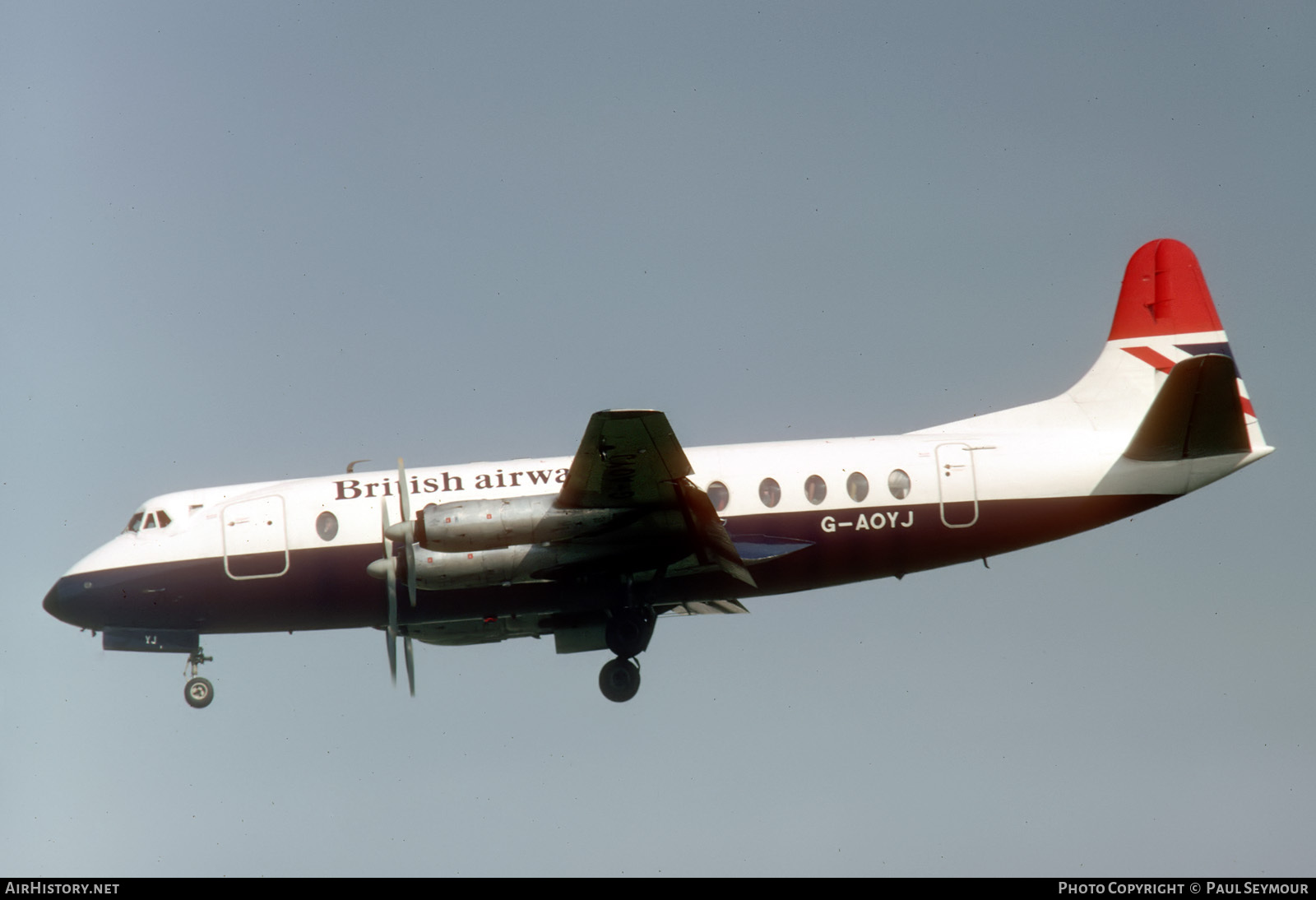 Aircraft Photo of G-AOYJ | Vickers 806 Viscount | British Airways | AirHistory.net #118820