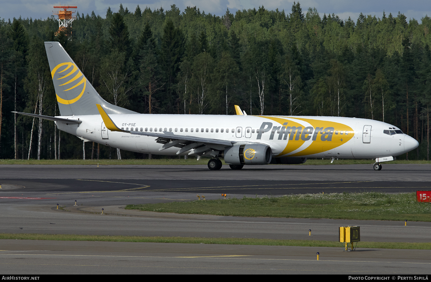 Aircraft Photo of OY-PSE | Boeing 737-809 | Primera Air | AirHistory.net #118829