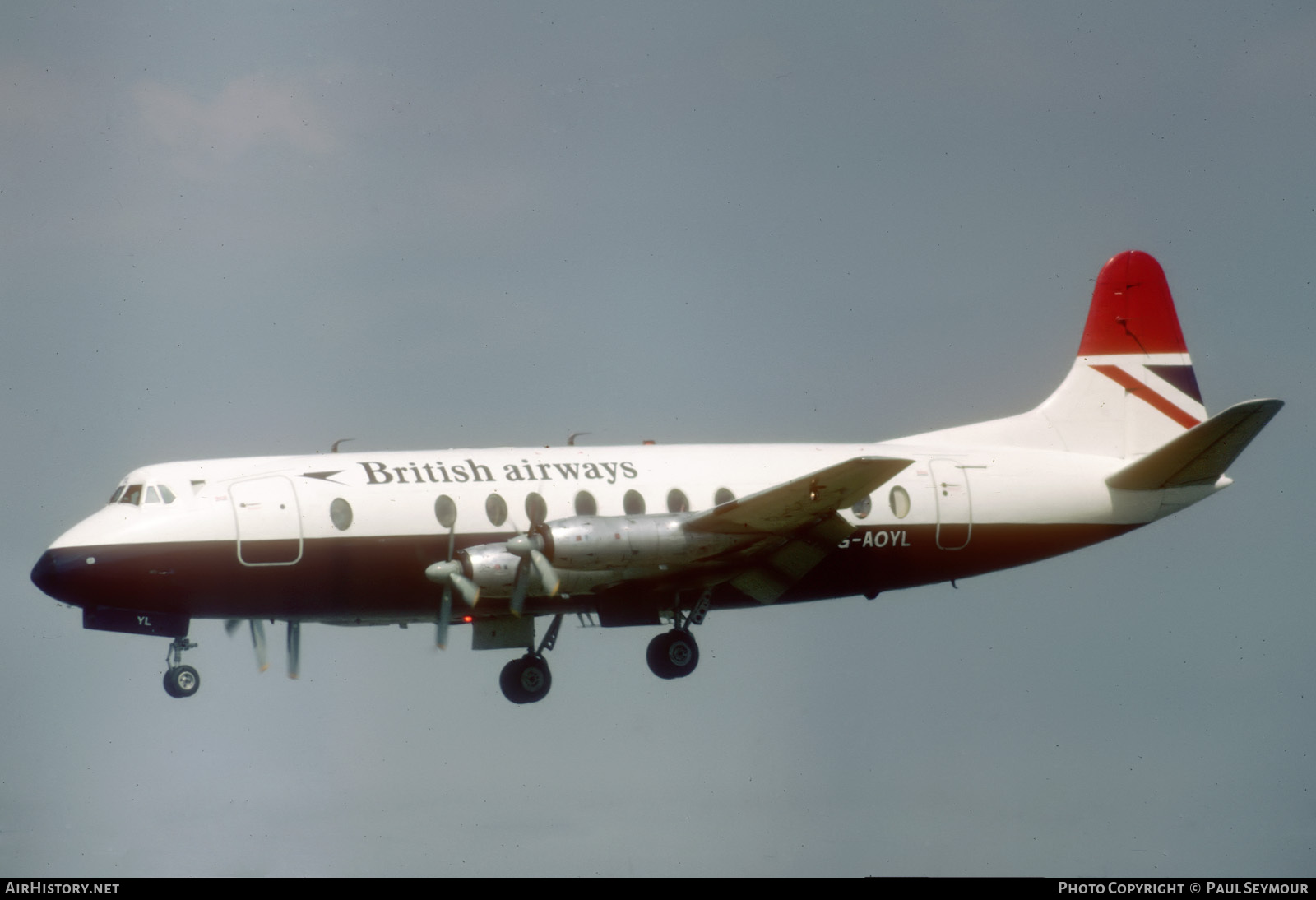 Aircraft Photo of G-AOYL | Vickers 806 Viscount | British Airways | AirHistory.net #118832