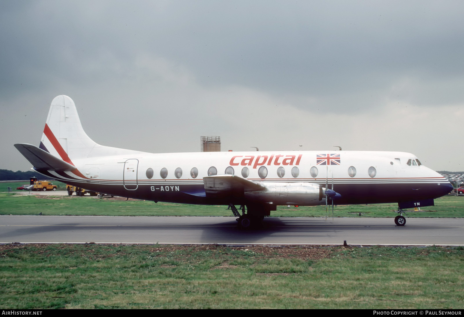 Aircraft Photo of G-AOYN | Vickers 806 Viscount | Capital Airlines | AirHistory.net #118839