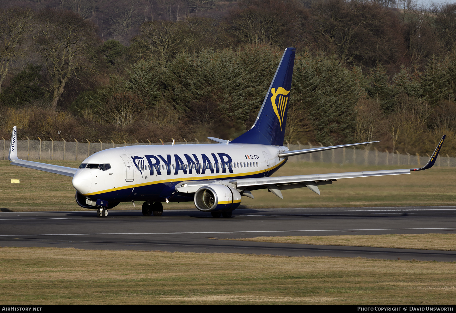 Aircraft Photo of EI-SEV | Boeing 737-73S | Ryanair | AirHistory.net #118846