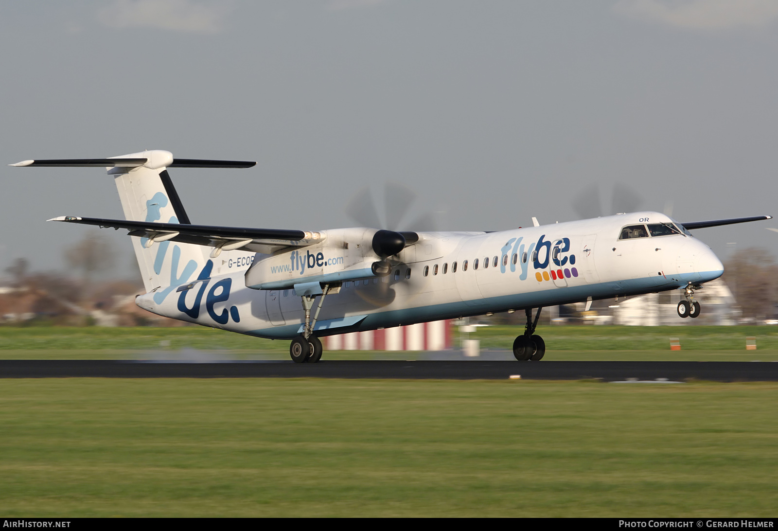 Aircraft Photo of G-ECOR | Bombardier DHC-8-402 Dash 8 | Flybe | AirHistory.net #118863