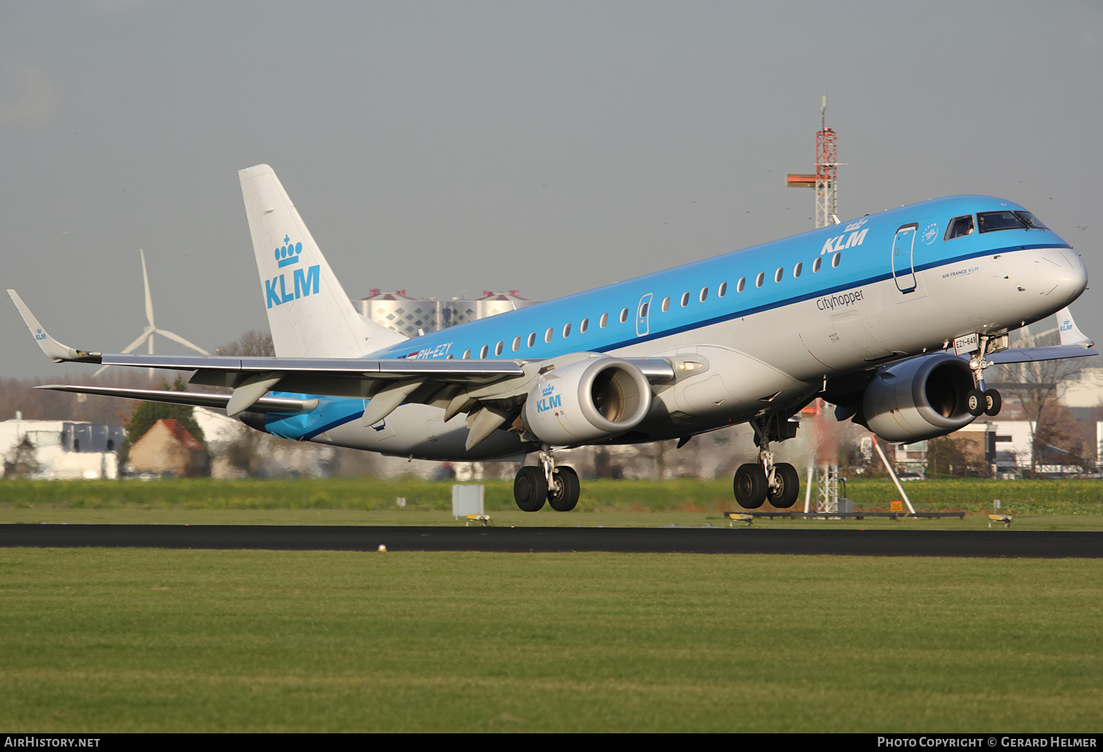 Aircraft Photo of PH-EZY | Embraer 190STD (ERJ-190-100STD) | KLM Cityhopper | AirHistory.net #118865