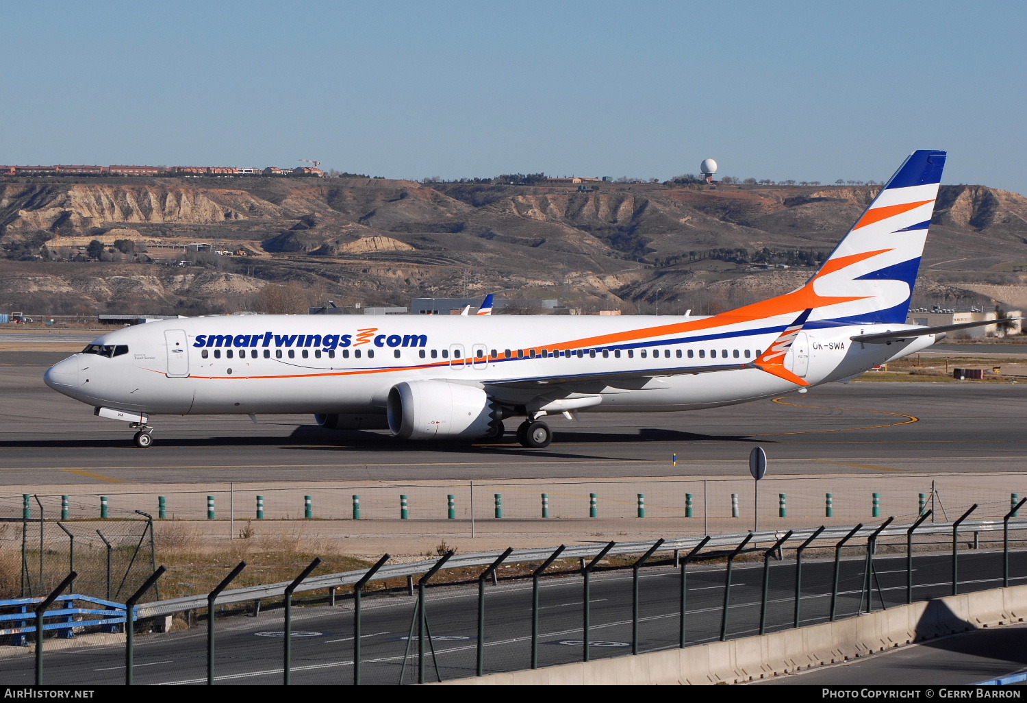 Aircraft Photo of OK-SWA | Boeing 737-8 Max 8 | Smartwings | AirHistory.net #118883