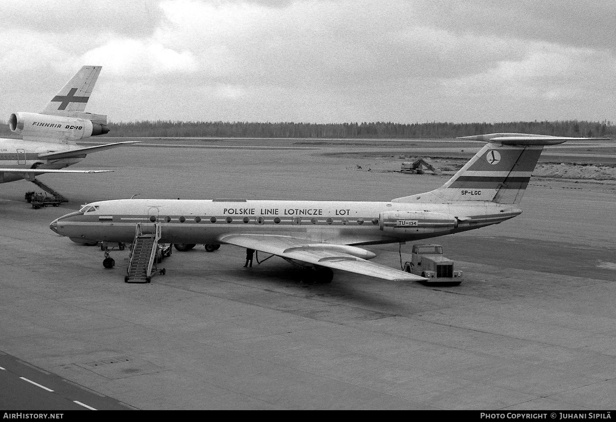 Aircraft Photo of SP-LGC | Tupolev Tu-134 | LOT Polish Airlines - Polskie Linie Lotnicze | AirHistory.net #118898