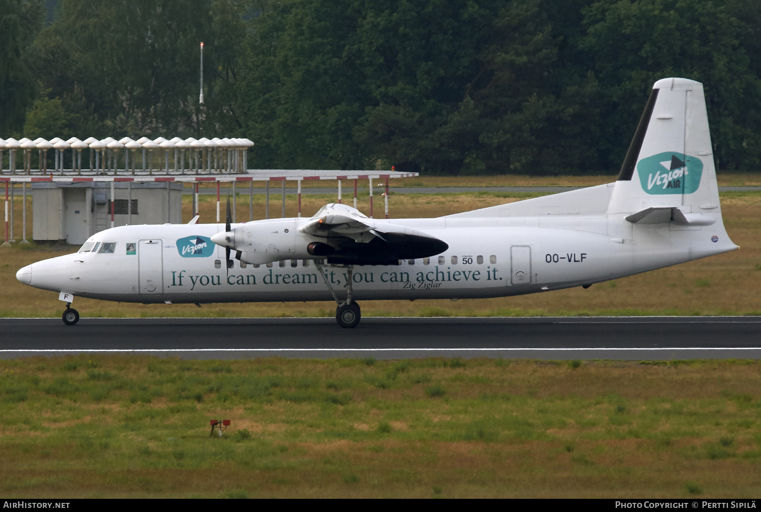 Aircraft Photo of OO-VLF | Fokker 50 | Vizion Air | AirHistory.net #118900