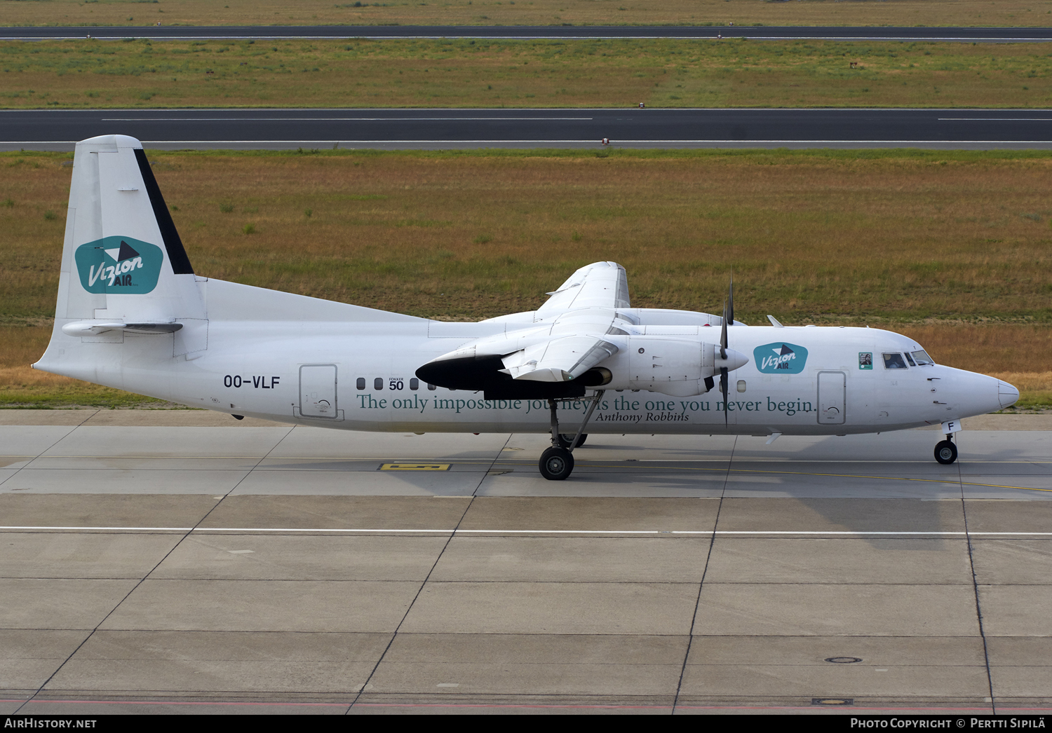 Aircraft Photo of OO-VLF | Fokker 50 | Vizion Air | AirHistory.net #118907