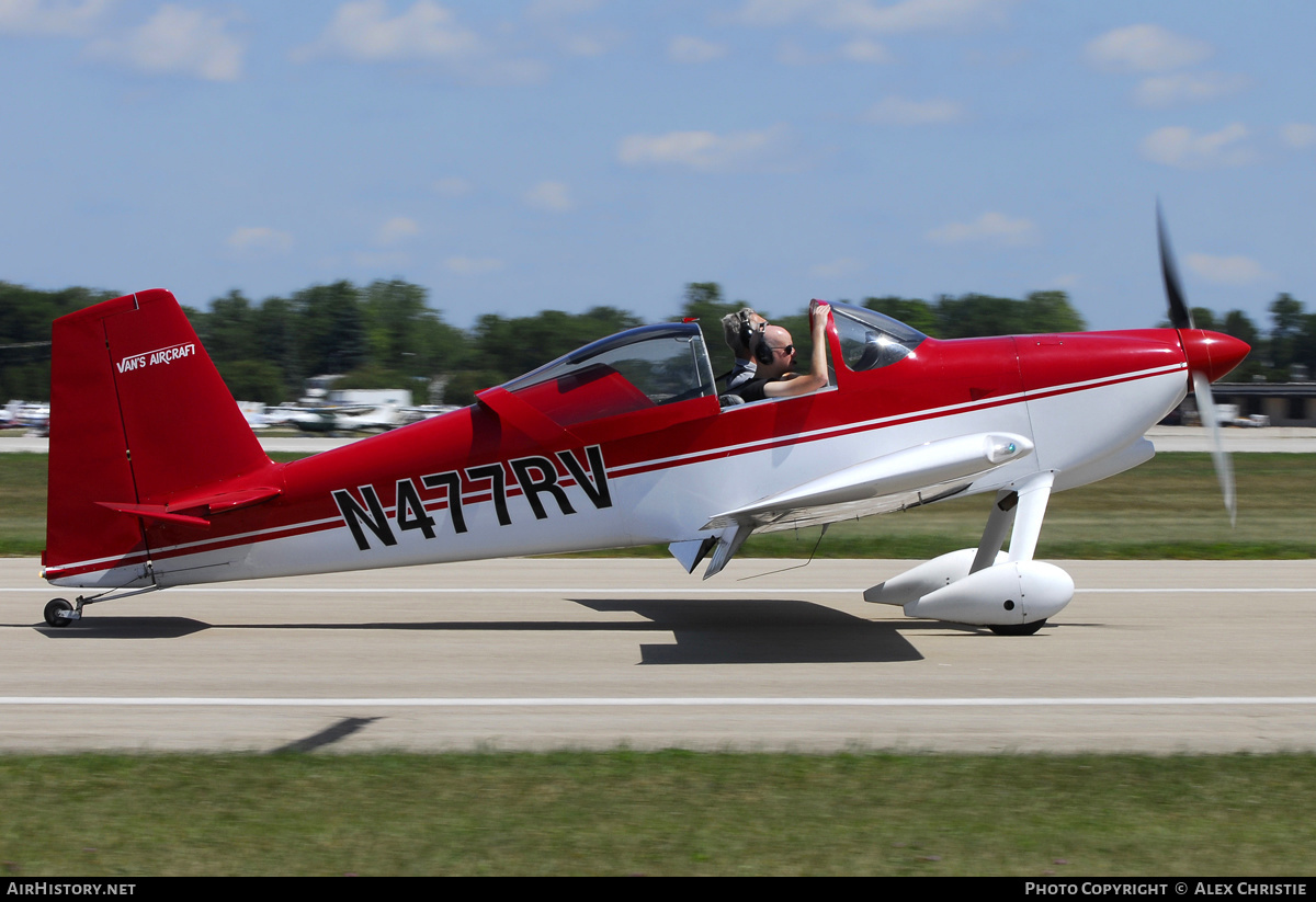 Aircraft Photo of N477RV | Van's RV-7 | AirHistory.net #118912