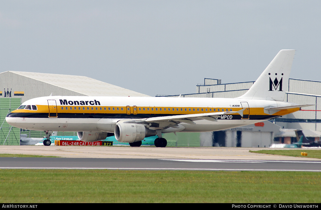 Aircraft Photo of G-MPCD | Airbus A320-212 | Monarch Airlines | AirHistory.net #118923