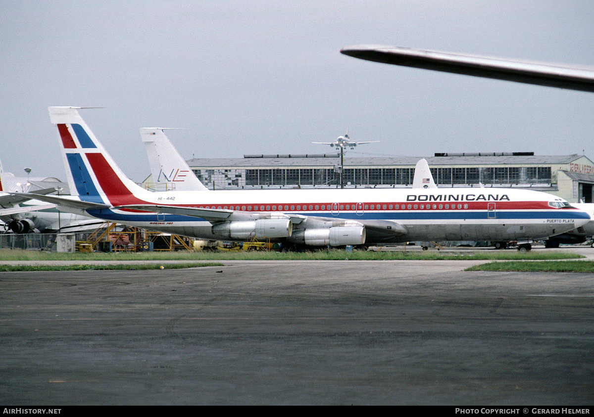Aircraft Photo of HI-442 | Boeing 707-399C | Dominicana | AirHistory.net #118927