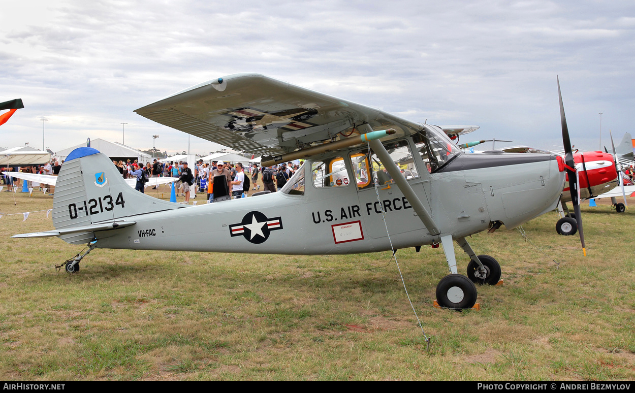 Aircraft Photo of VH-FAC / 0-12134 | Cessna O-1G Bird Dog | USA - Air Force | AirHistory.net #118948