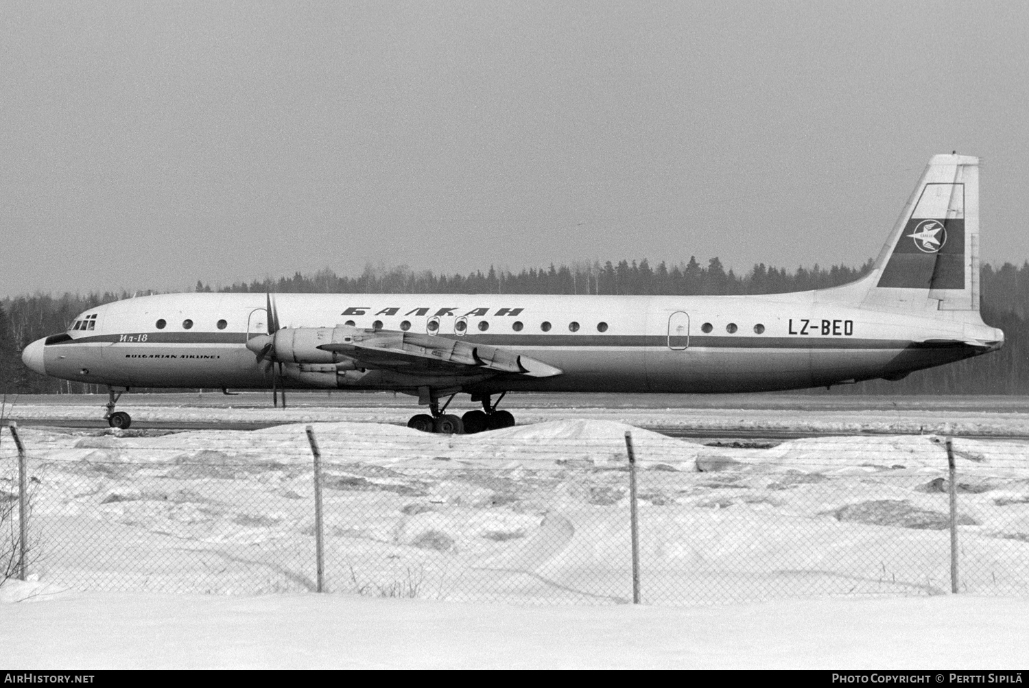 Aircraft Photo of LZ-BEO | Ilyushin Il-18D | Balkan - Bulgarian Airlines | AirHistory.net #118959
