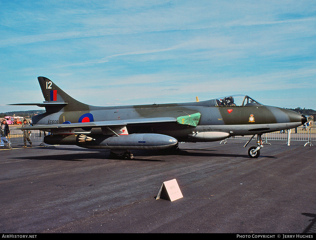 Aircraft Photo of XE608 | Hawker Hunter F6A | UK - Air Force | AirHistory.net #118979