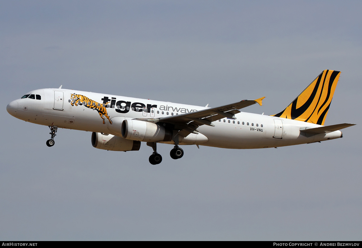 Aircraft Photo of VH-VNG | Airbus A320-232 | Tiger Airways | AirHistory.net #118985