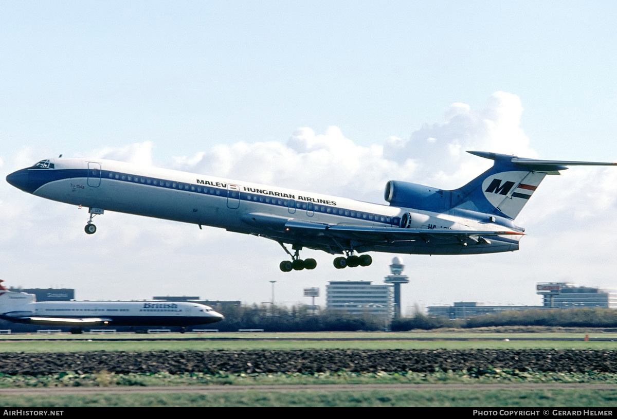 Aircraft Photo of HA-LCH | Tupolev Tu-154B | Malév - Hungarian Airlines | AirHistory.net #119004