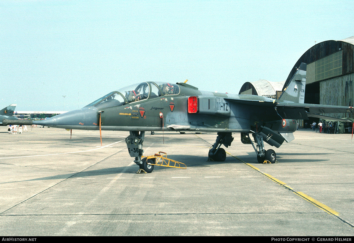 Aircraft Photo of E36 | Sepecat Jaguar E | France - Air Force | AirHistory.net #119010
