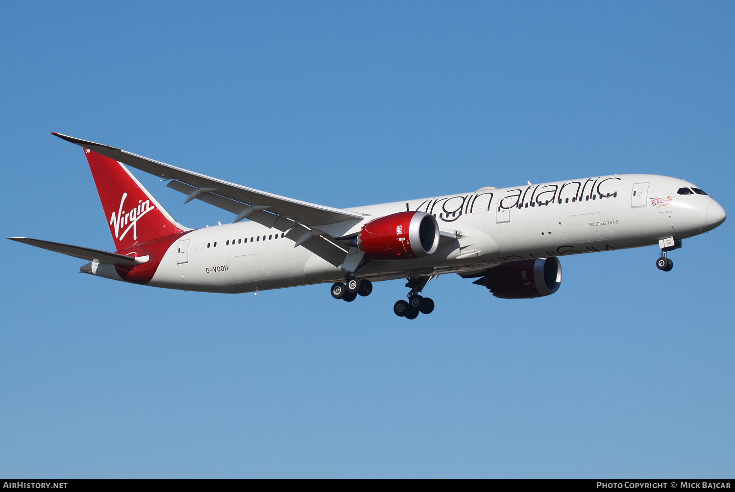 Aircraft Photo of G-VOOH | Boeing 787-9 Dreamliner | Virgin Atlantic Airways | AirHistory.net #119037