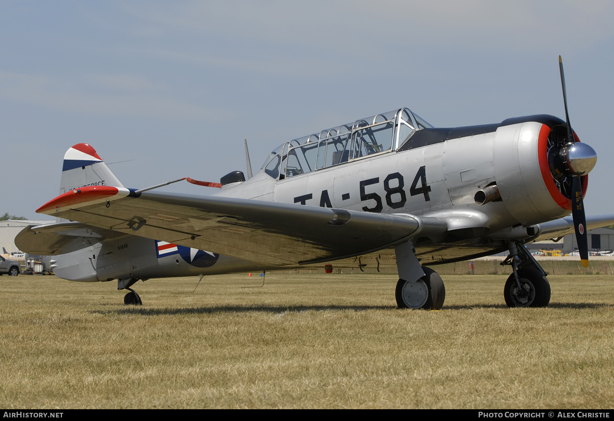 Aircraft Photo of N584M / LTA-584 | North American T-6G Texan | USA - Air Force | AirHistory.net #119050