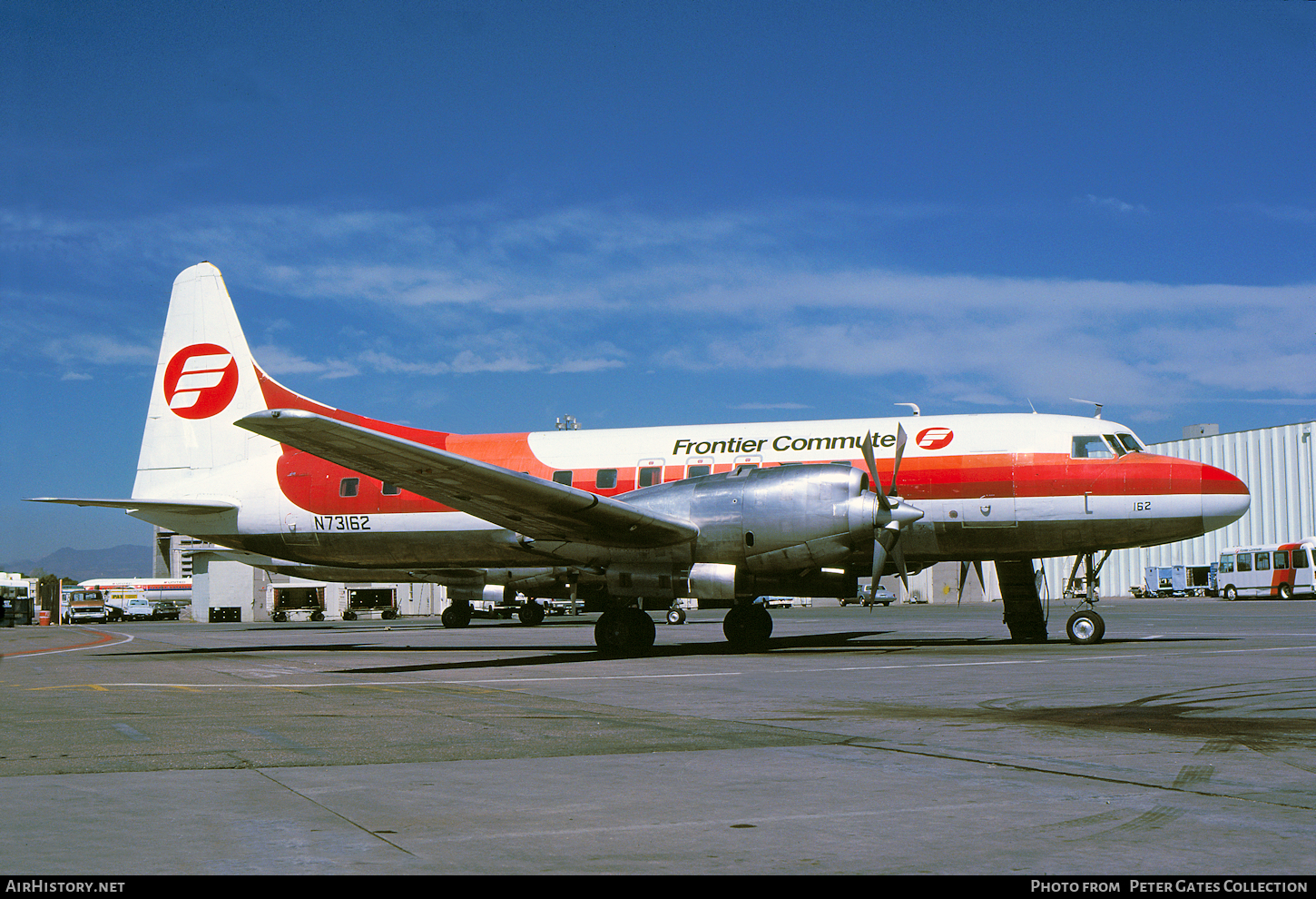 Aircraft Photo of N73162 | Convair 580 | Frontier Commuter | AirHistory.net #119092