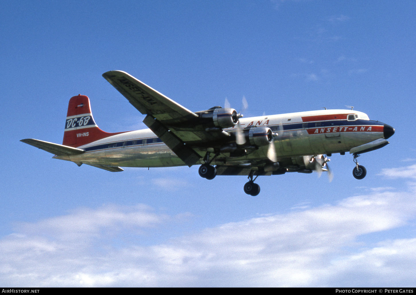 Aircraft Photo of VH-INS | Douglas DC-6B | Ansett - ANA | AirHistory.net #119093