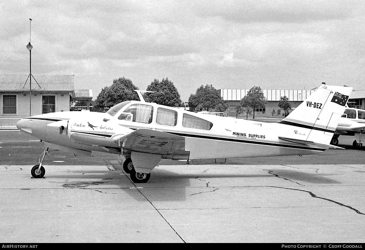 Aircraft Photo of VH-DEZ | Beech C55 Baron (95-C55) | Mining Supplies Kalgoorlie | AirHistory.net #119094