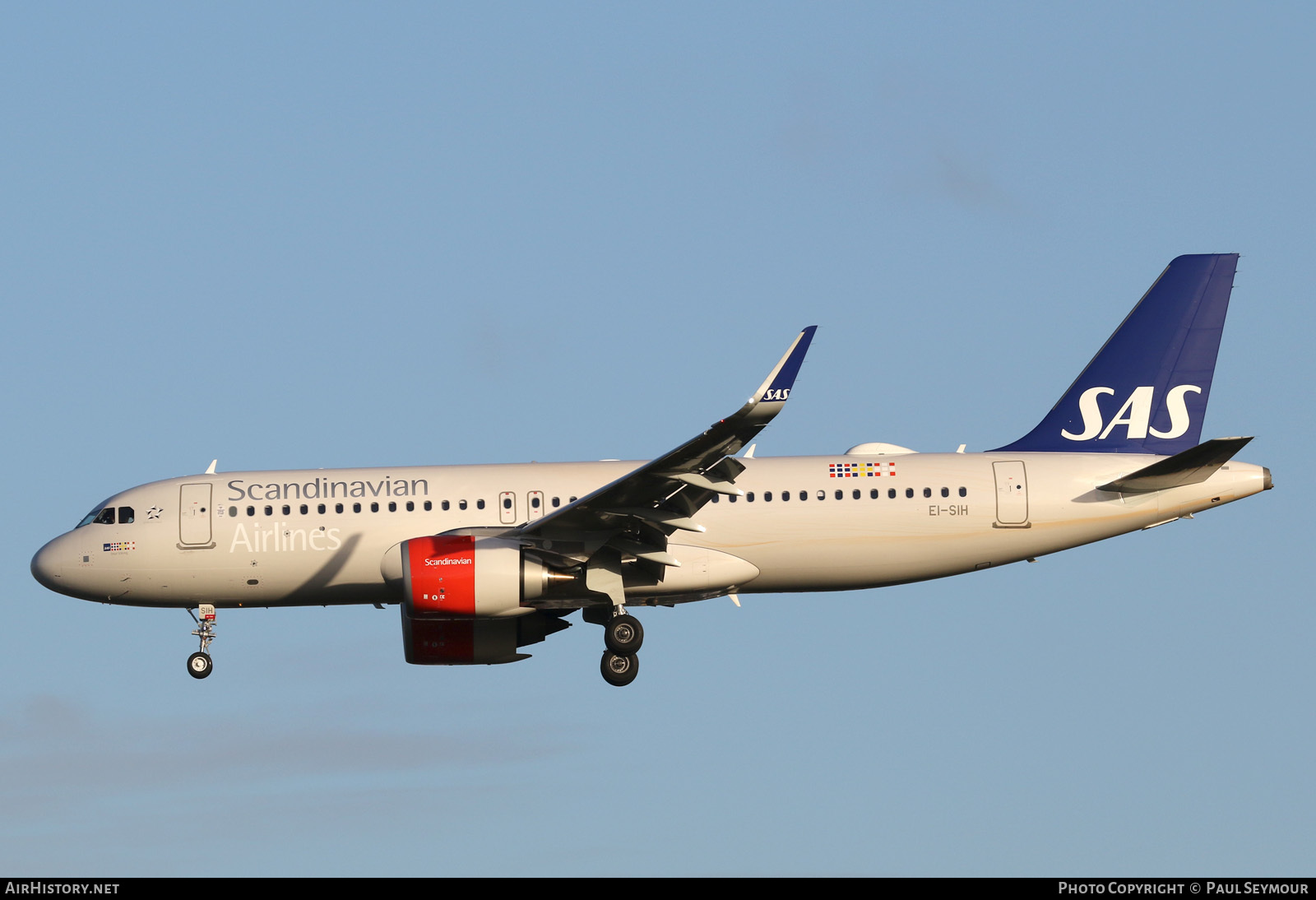 Aircraft Photo of EI-SIH | Airbus A320-251N | Scandinavian Airlines - SAS | AirHistory.net #119153