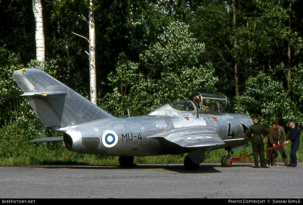Aircraft Photo of MU-4 | Aero CS-102 (MiG-15UTI) | Finland - Air Force | AirHistory.net #119162
