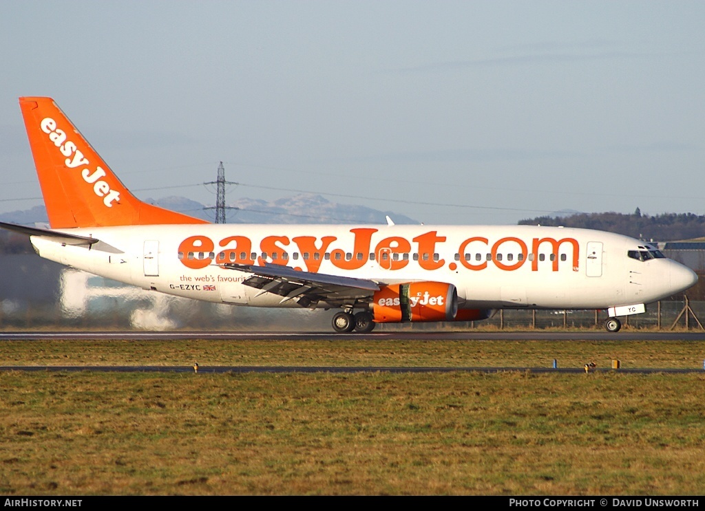 Aircraft Photo of G-EZYC | Boeing 737-3Y0 | EasyJet | AirHistory.net #119179